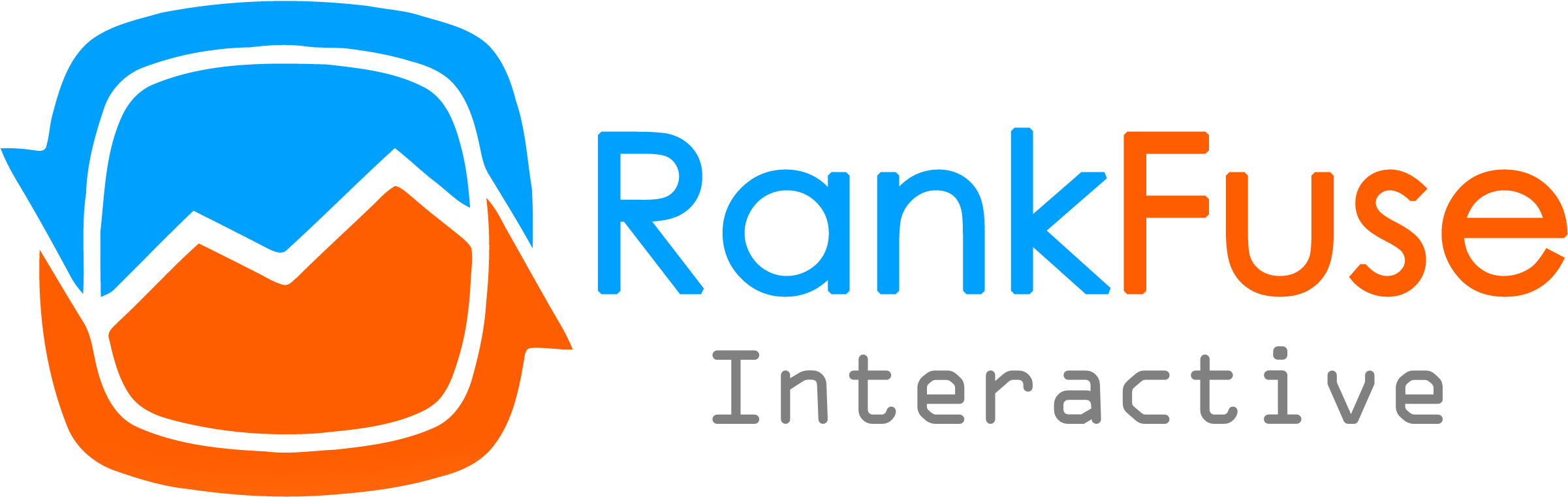 A Blue And Orange Logo