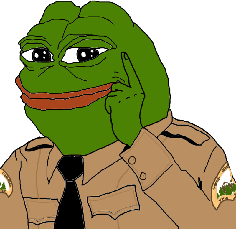 A Cartoon Of A Frog In A Uniform