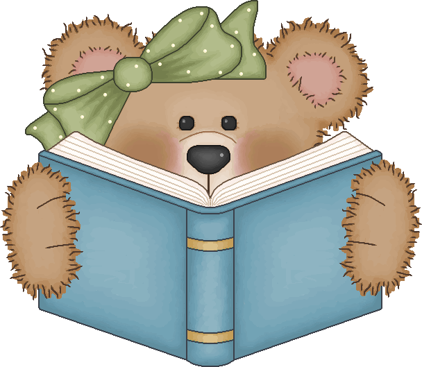 A Teddy Bear Reading A Book