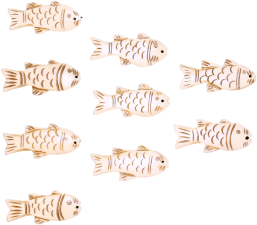 Real Bone Carved Fish - Fish Products, Hd Png Download