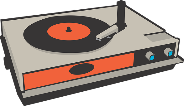 A Record Player With A Record Player