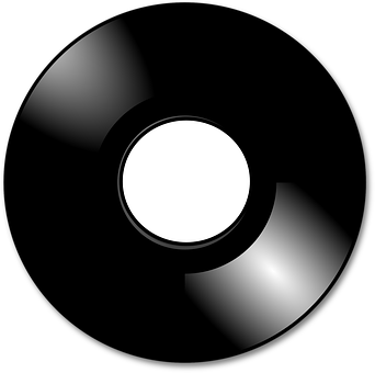 A Circular Object With A White Circle In The Middle