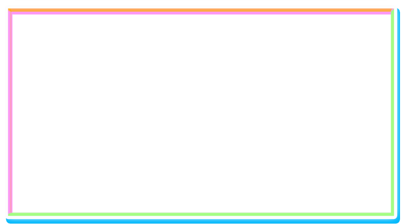 A Black Rectangle With Colorful Lines