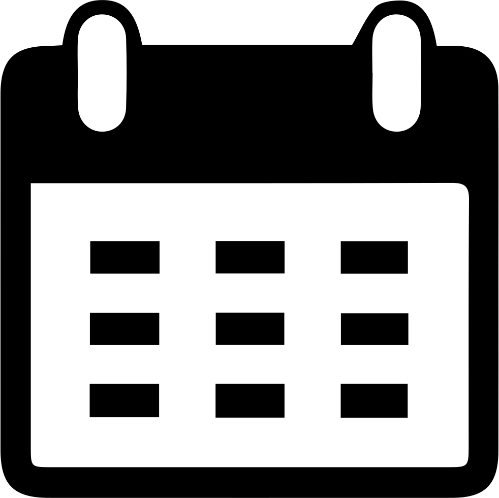 A Black Calendar With A Square Pattern