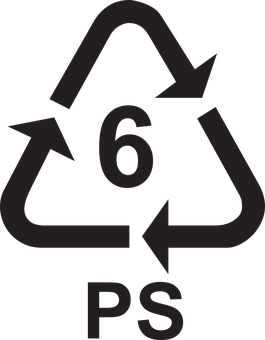 A Black Recycle Symbol With Arrows