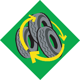 A Logo Of A Car Tire