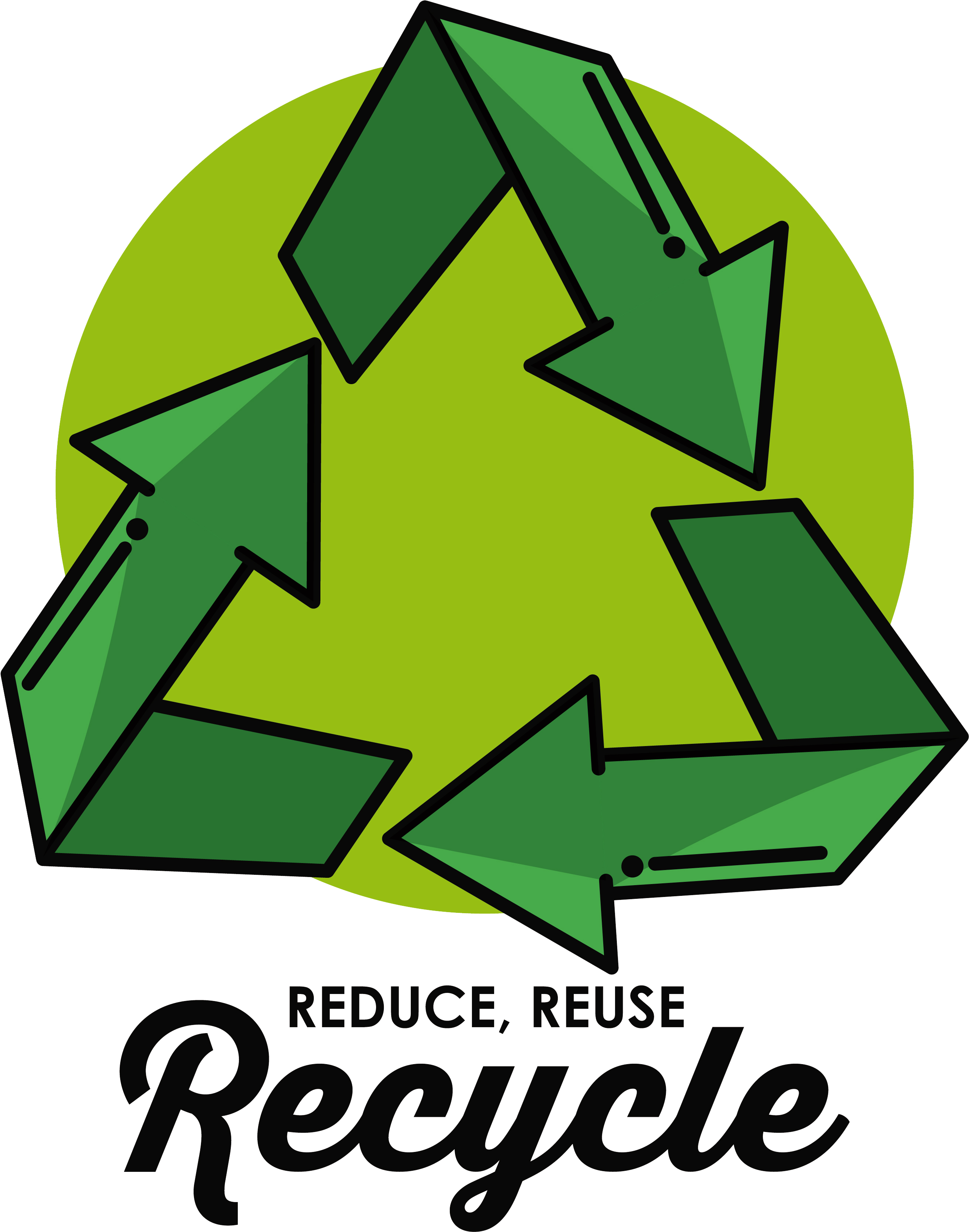 Recycle Symbol Png 2628 X 3339