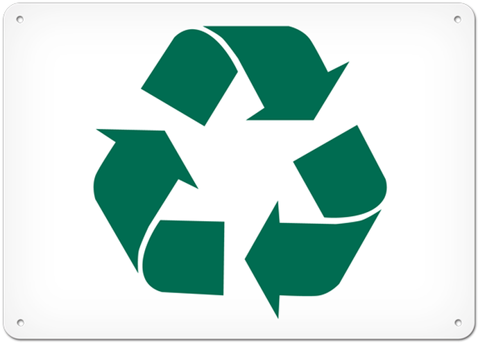 A Green Recycle Symbol