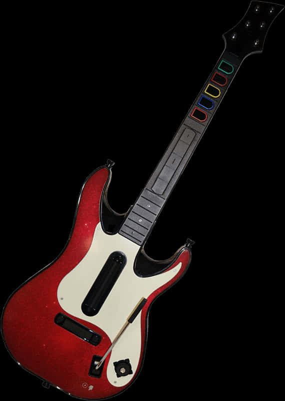 Red And Black Guitar