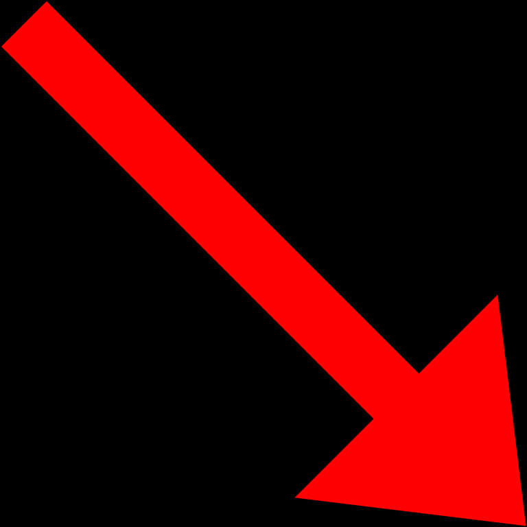 Simple Diagonal Red Arrows
