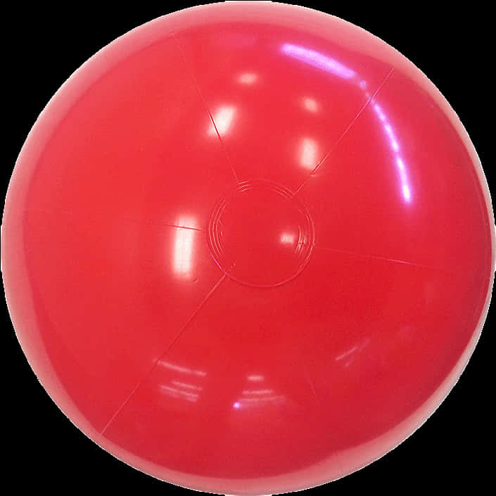 A Red Ball With A Black Background