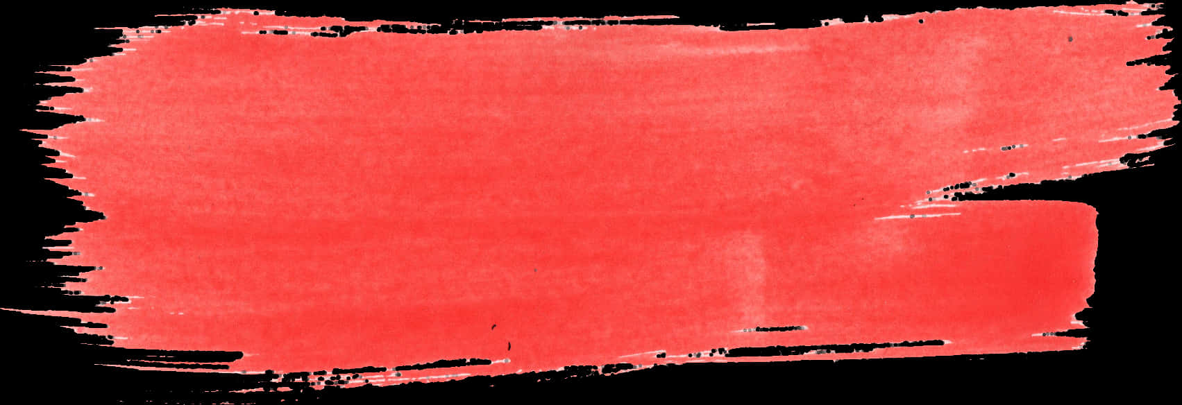A Red Rectangular Frame With Black Border