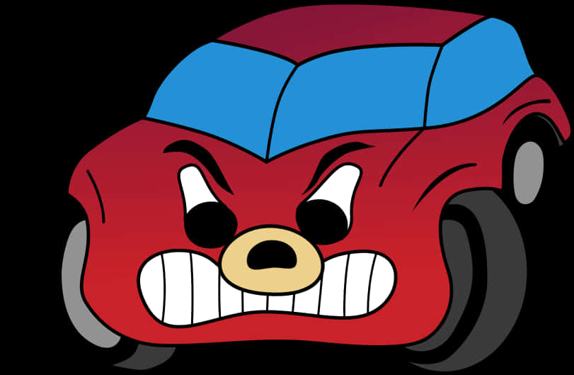 Red Car Clipart Background 1 Hd Wallpapers - Angry Car Clipart, Hd Png Download