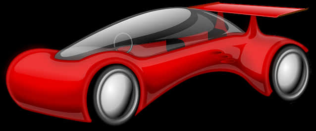 Red Cartoon Car