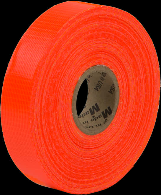 A Roll Of Orange Tape