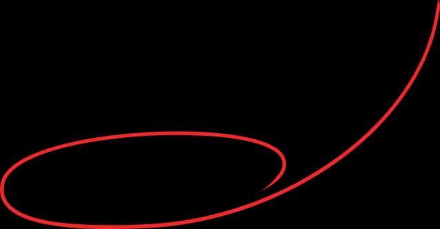 A Red Line In A Circle