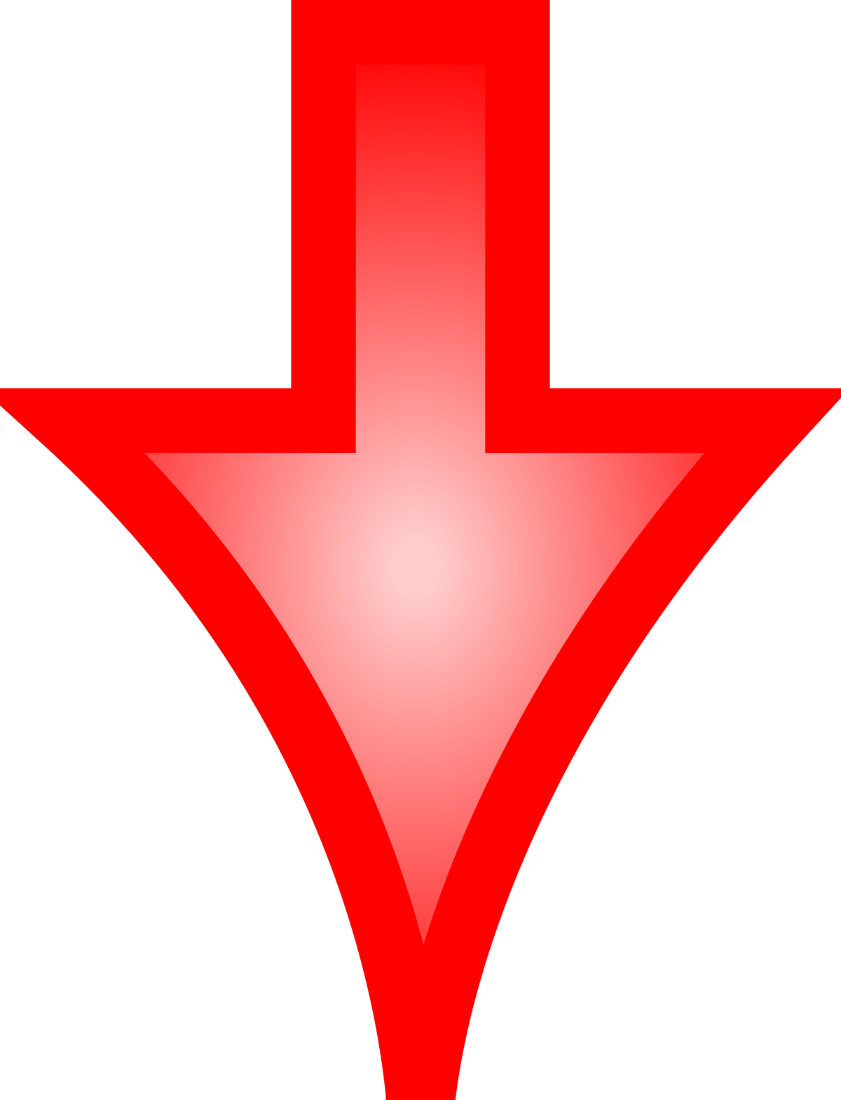 A Red Arrow Pointing Up