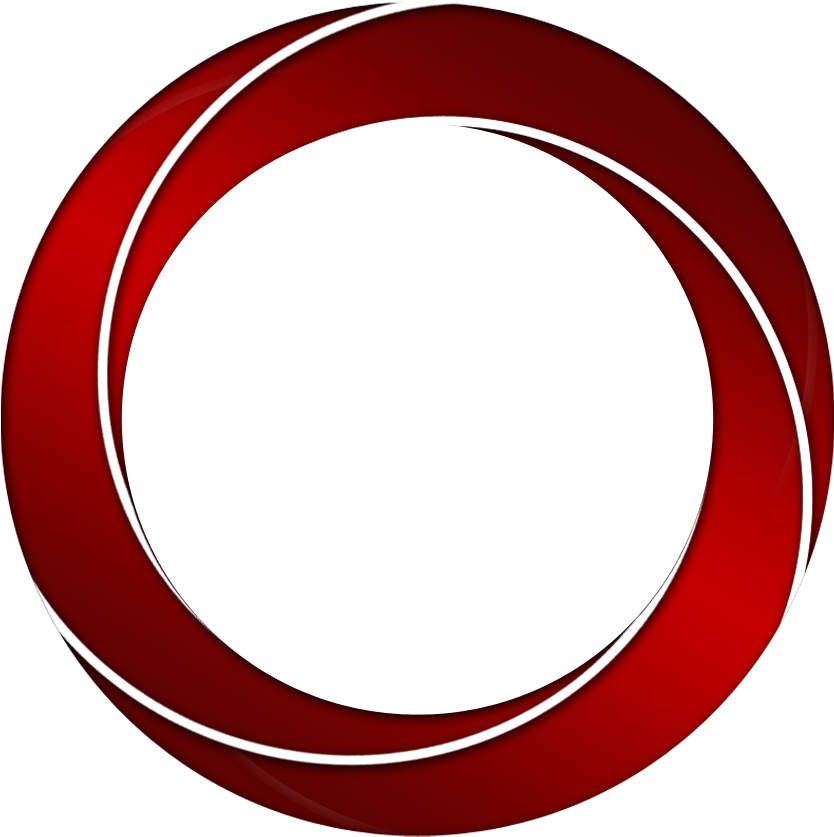 A Red Circle With Black Background