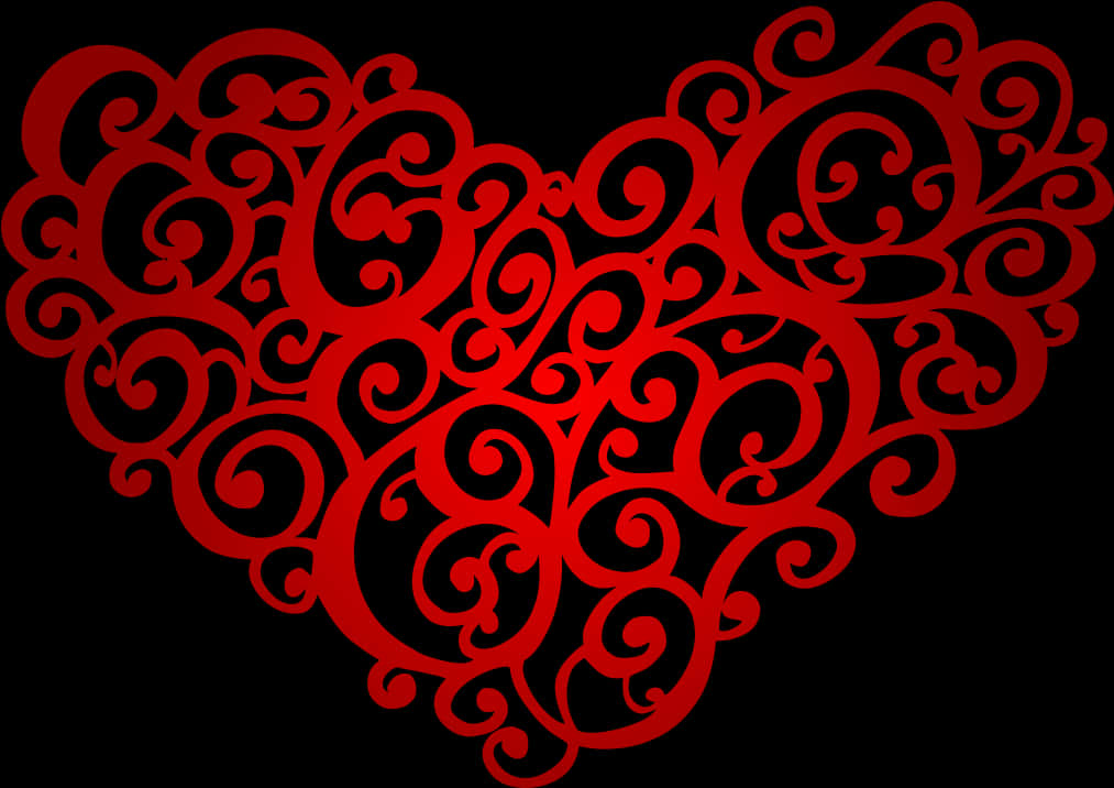 Red Heart Fancy Pattern
