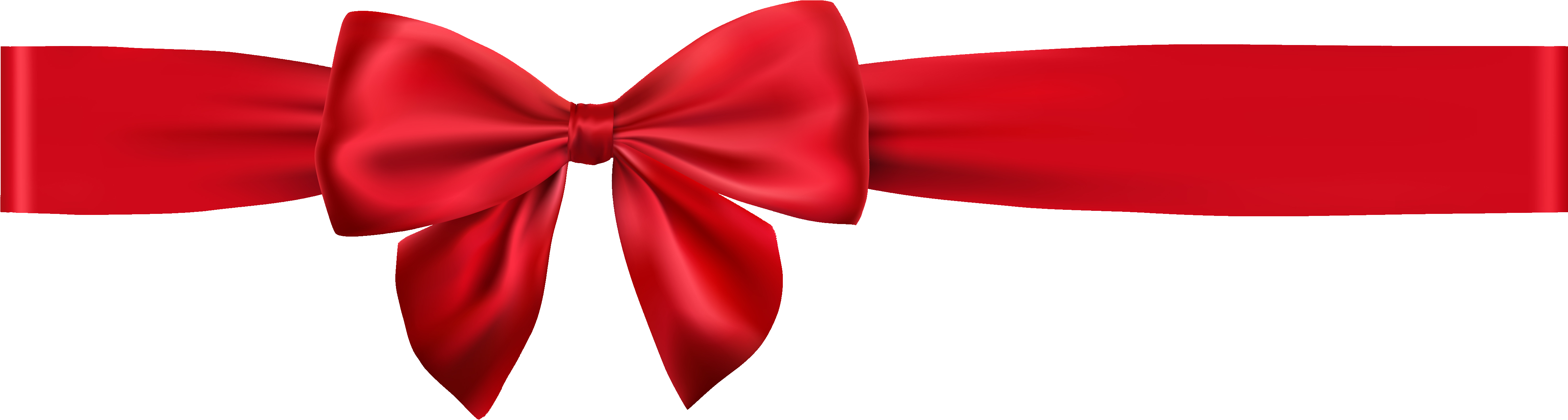 A Red Bow On A Black Background