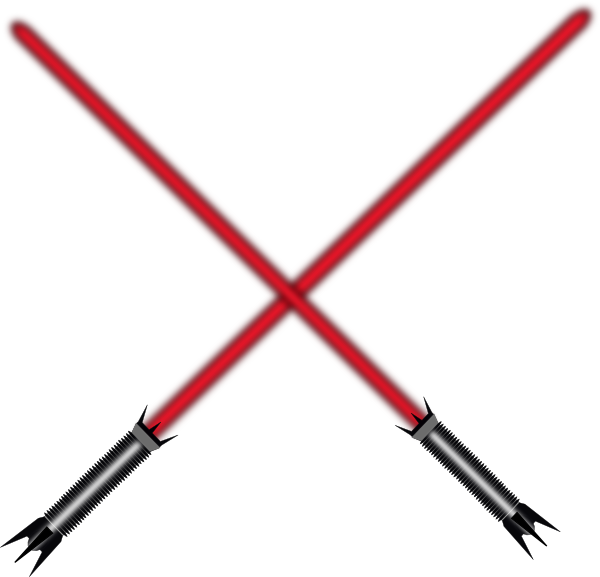 A Pair Of Red Lightsabers