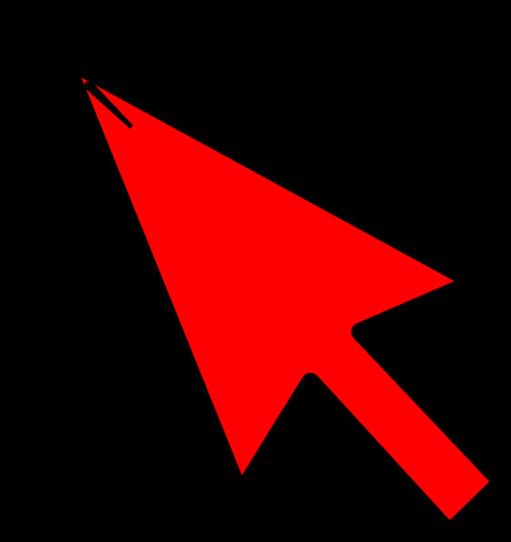A Red Arrow Pointing At A Black Background