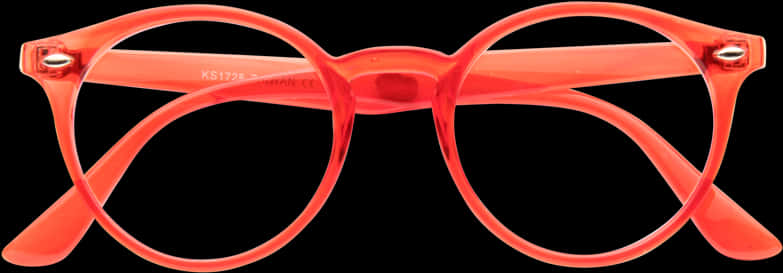 Red Round Glasses For Men