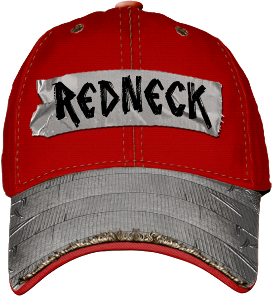 Redneck Hat With Duct Tape Bill - Redneck Hat Duct Tape, Hd Png Download