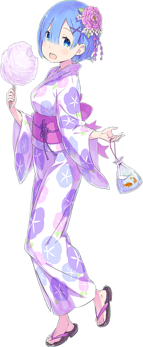 A Cartoon Of A Woman In A Kimono Holding A Bag
