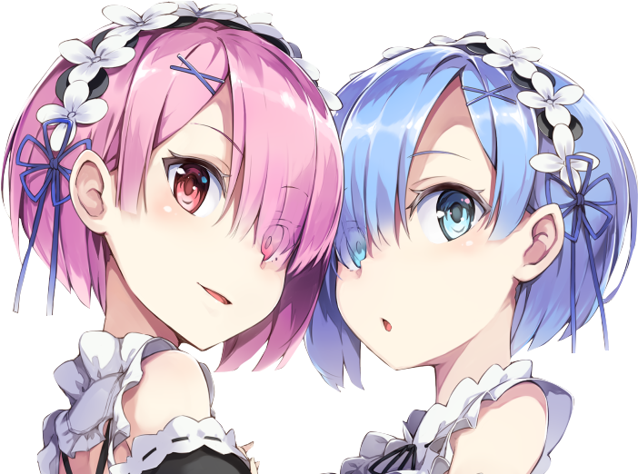 A Couple Of Girls With Flowers In Their Hair