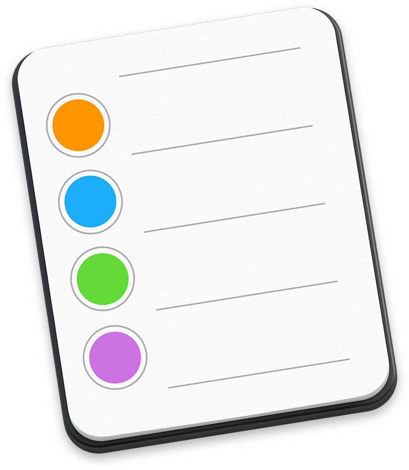 A White Notepad With Colorful Circles And Lines