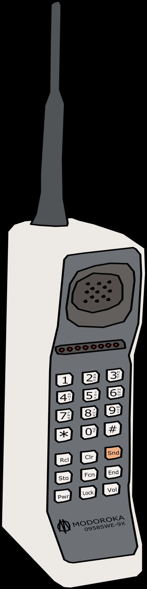 Retro Clipart Cell Phone