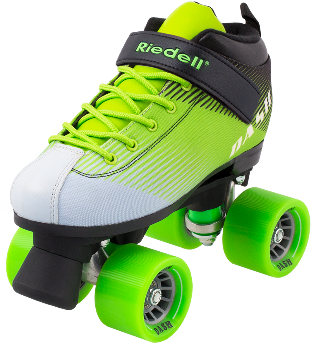 A Green And Black Roller Skate