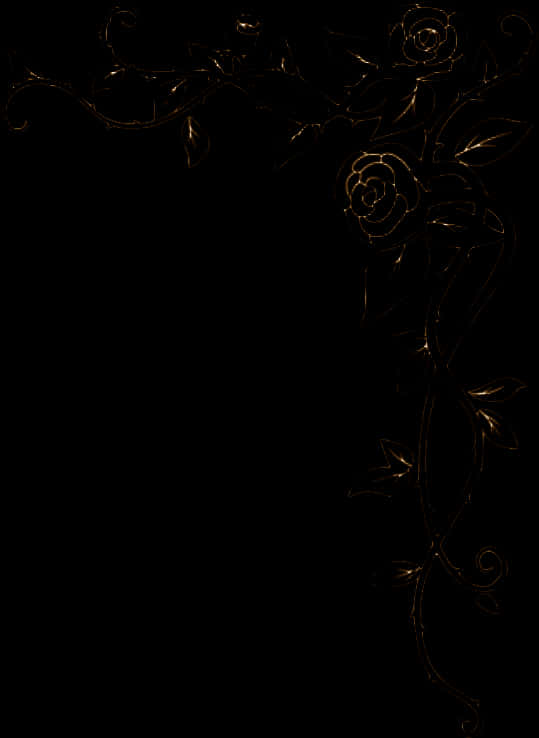 Right Top Border - Border Design Black And White, Hd Png Download