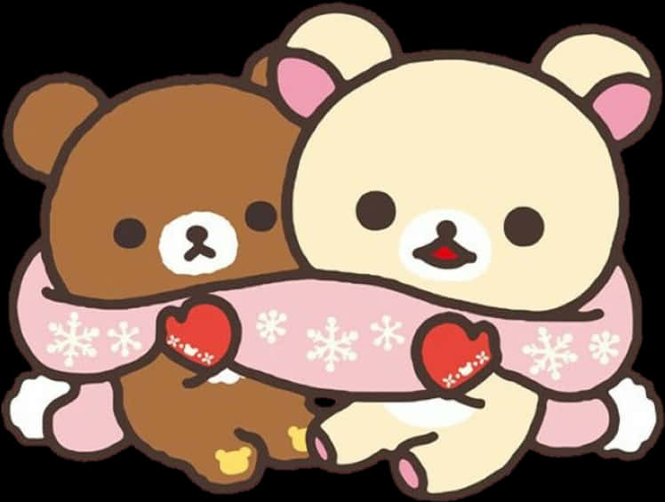 A Cartoon Of Two Teddy Bears