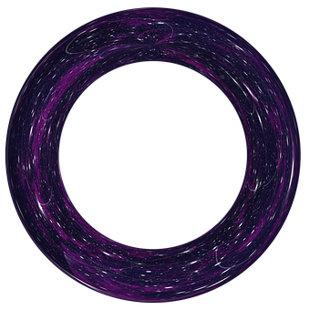 A Purple Circle With White Dots