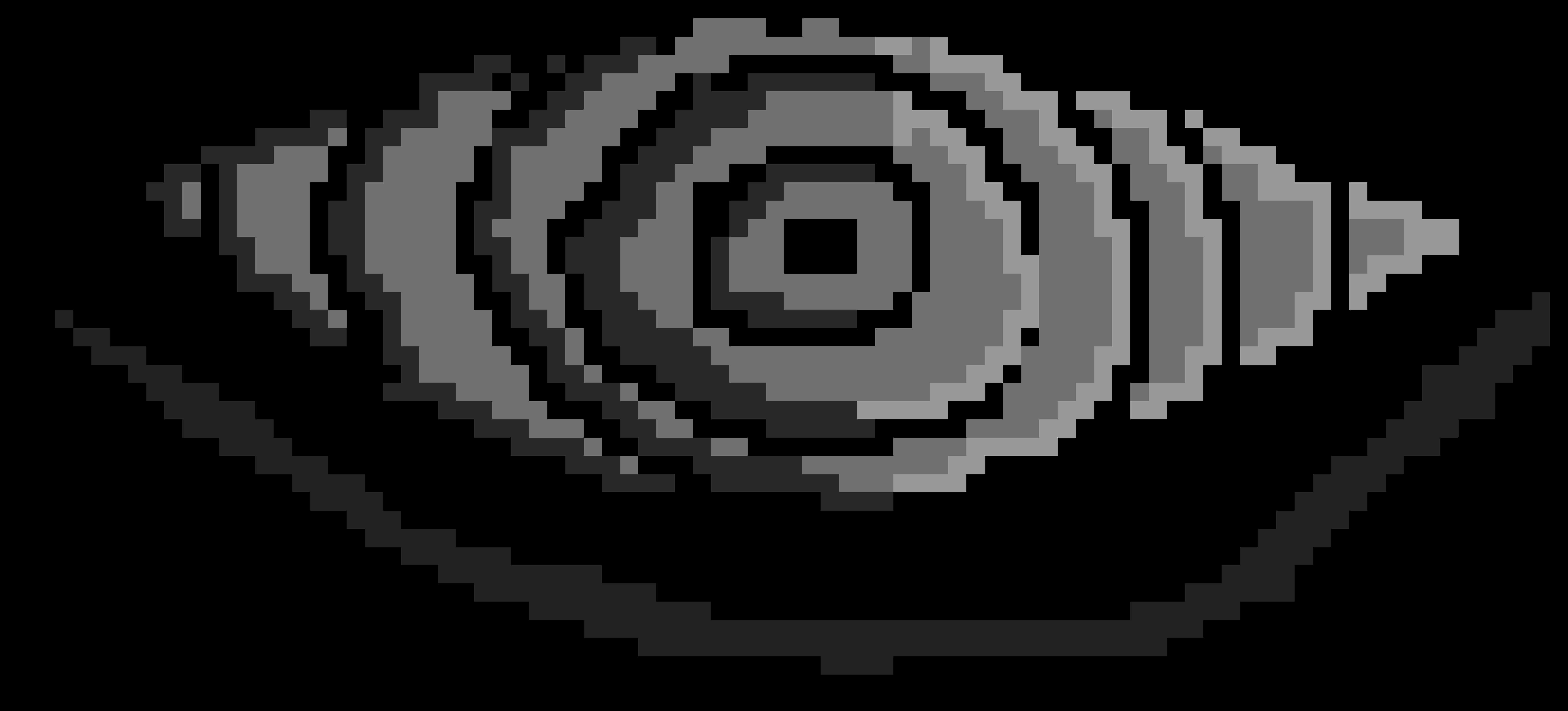 Rinnegan Eye Grayscale Pixel