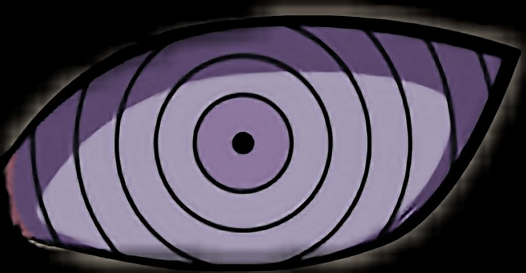 A Cartoon Eye With Circles