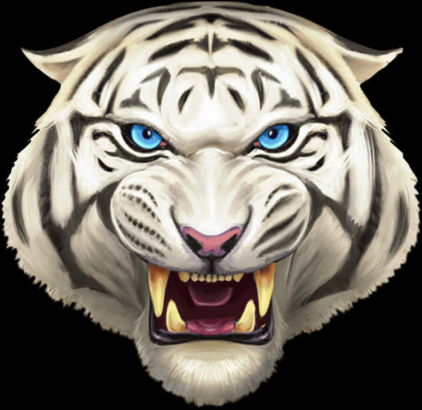 White Roaring Tiger