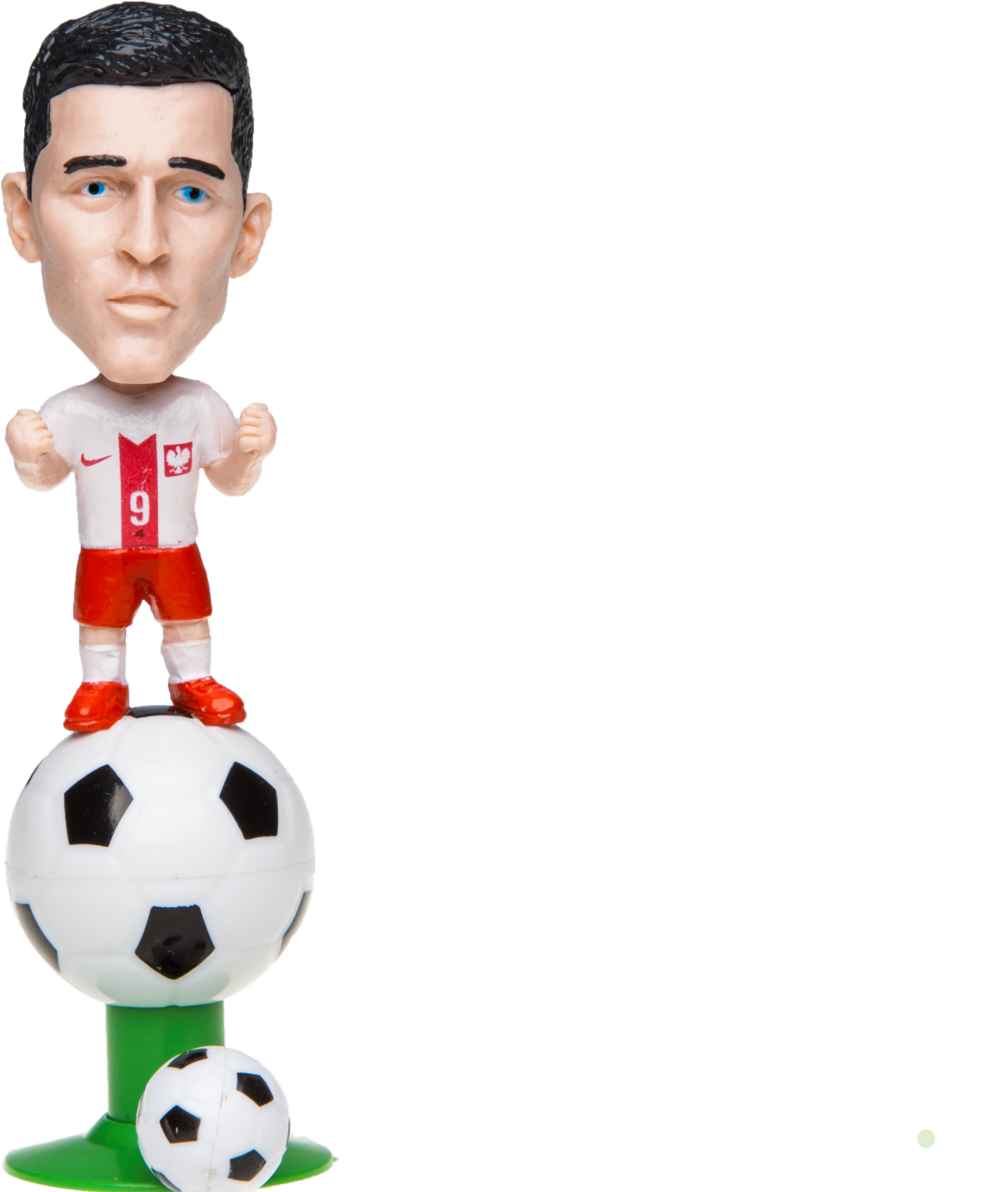 A Football Player On Top Of A Football Ball