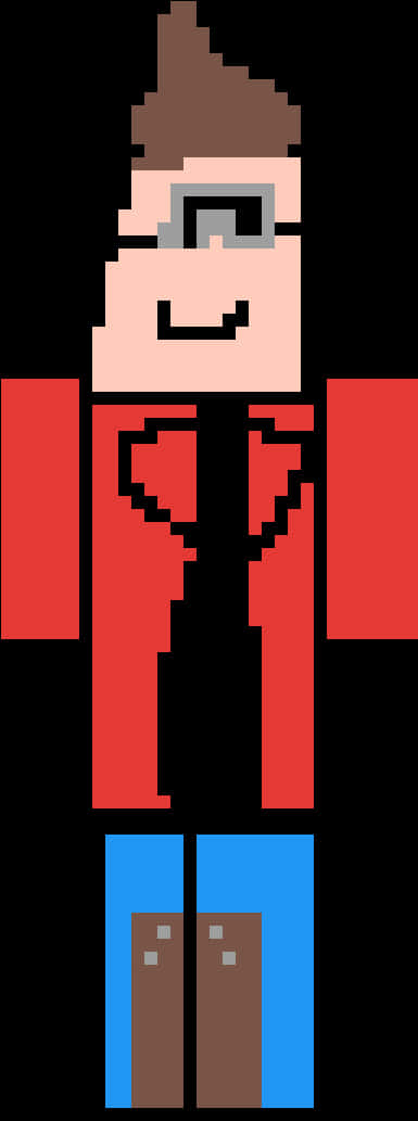 A Pixelated Image Of A Person Holding A Cup