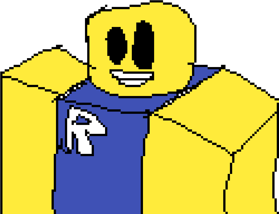 A Cartoon Of A Yellow And Blue Character