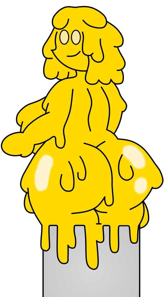 A Cartoon Of A Yellow Animal