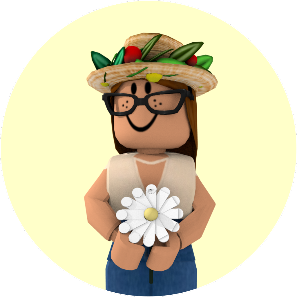 A Cartoon Character Holding A Flower