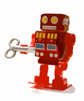 Red Toy Robot