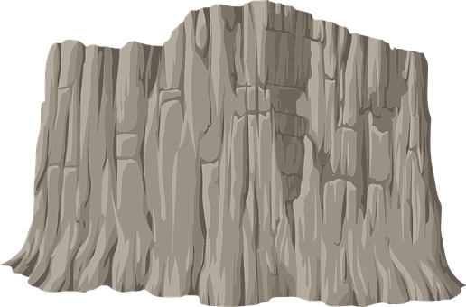 A Rock Wall With A Black Background