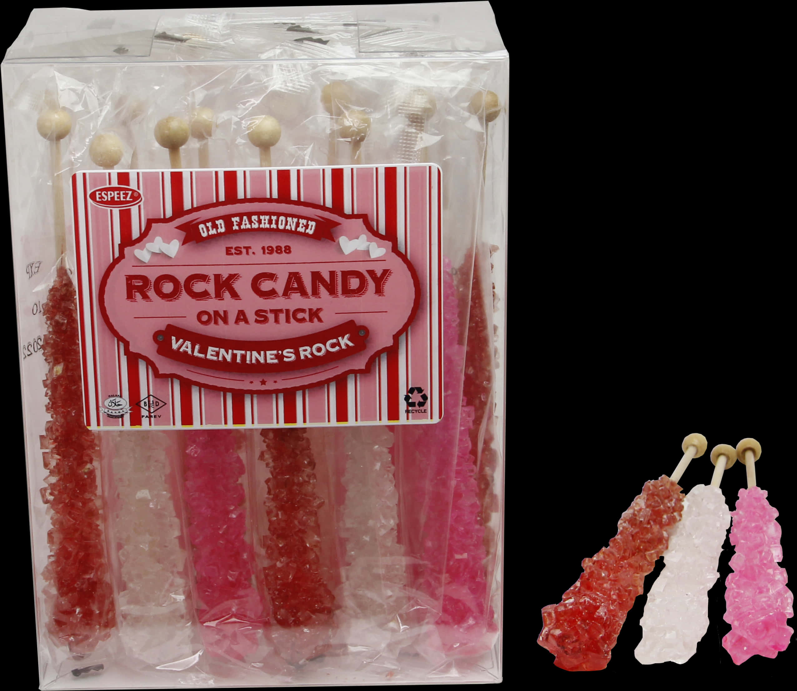 A Box Of Candy On Sticks