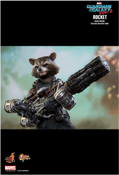 A Toy Raccoon Holding A Gun