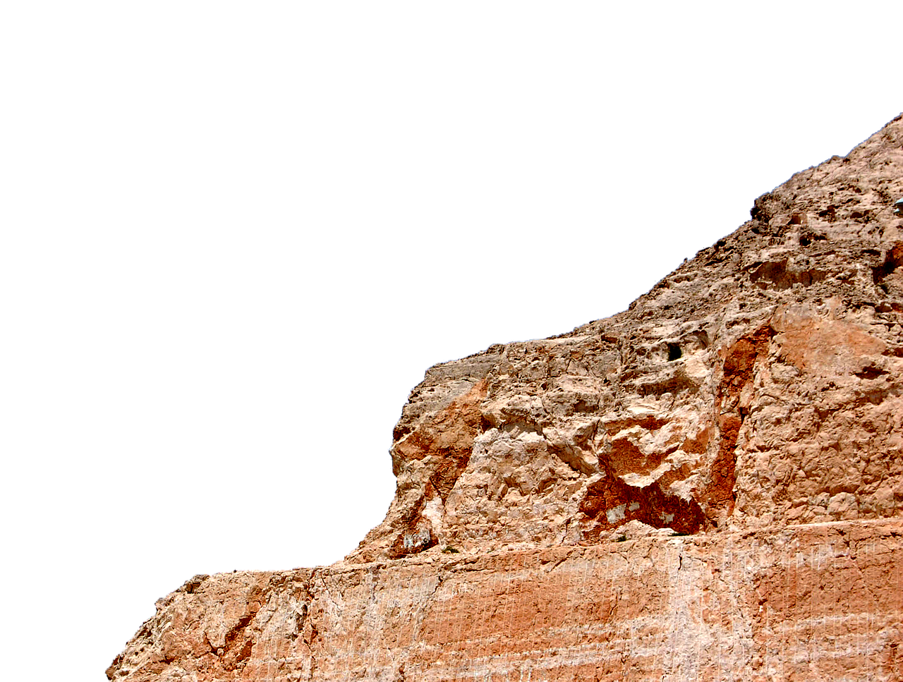 A Close Up Of A Cliff
