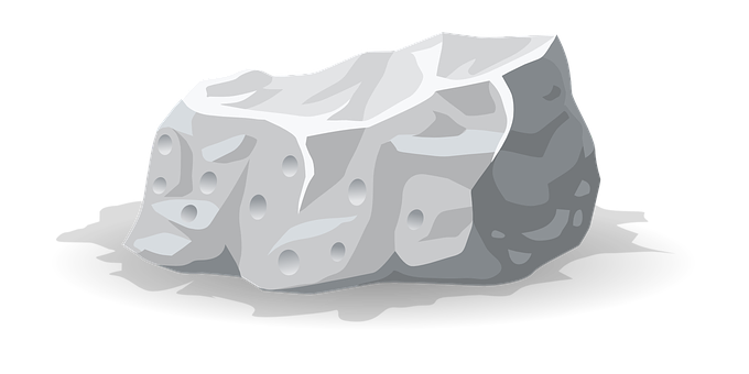 A White Rock With Holes